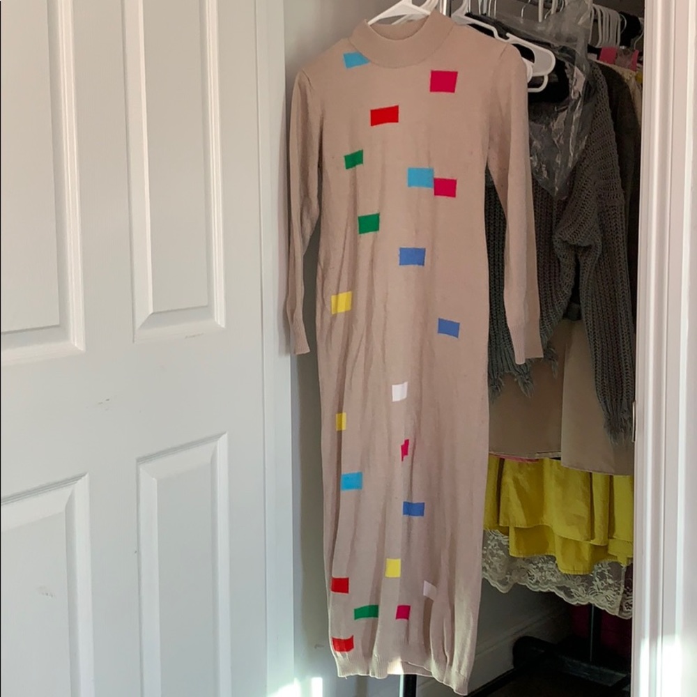 Knitted Long sleeve dress